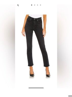 Agolde Black Slim Straight Women’s Jeans